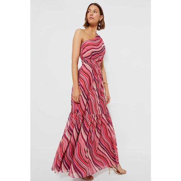 NWT TUCKERNUCK Sunset Stripe Cadiz Dress Sz S - Picture 3 of 7